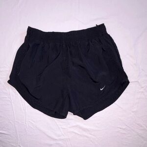 Nike Dri-FIT Women's Athletic Running Shorts Black Elastic Waist